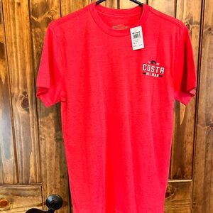 Costa Men's Red T-Shirt